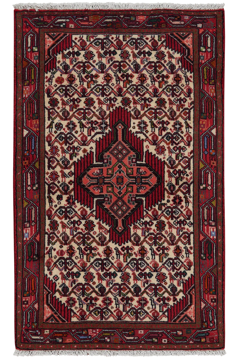 Assadabad · Handgeknüpft – Beige, 126x78 cm