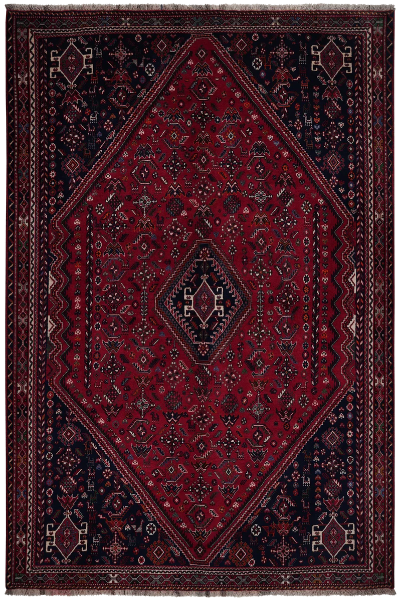 Gashgai · Handgeknüpft – Rot, 298x198 cm