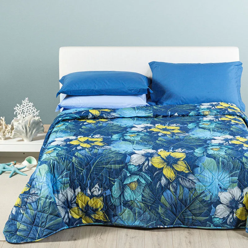Copriletto Primaverile Florida in Cotone 80 gr/mq