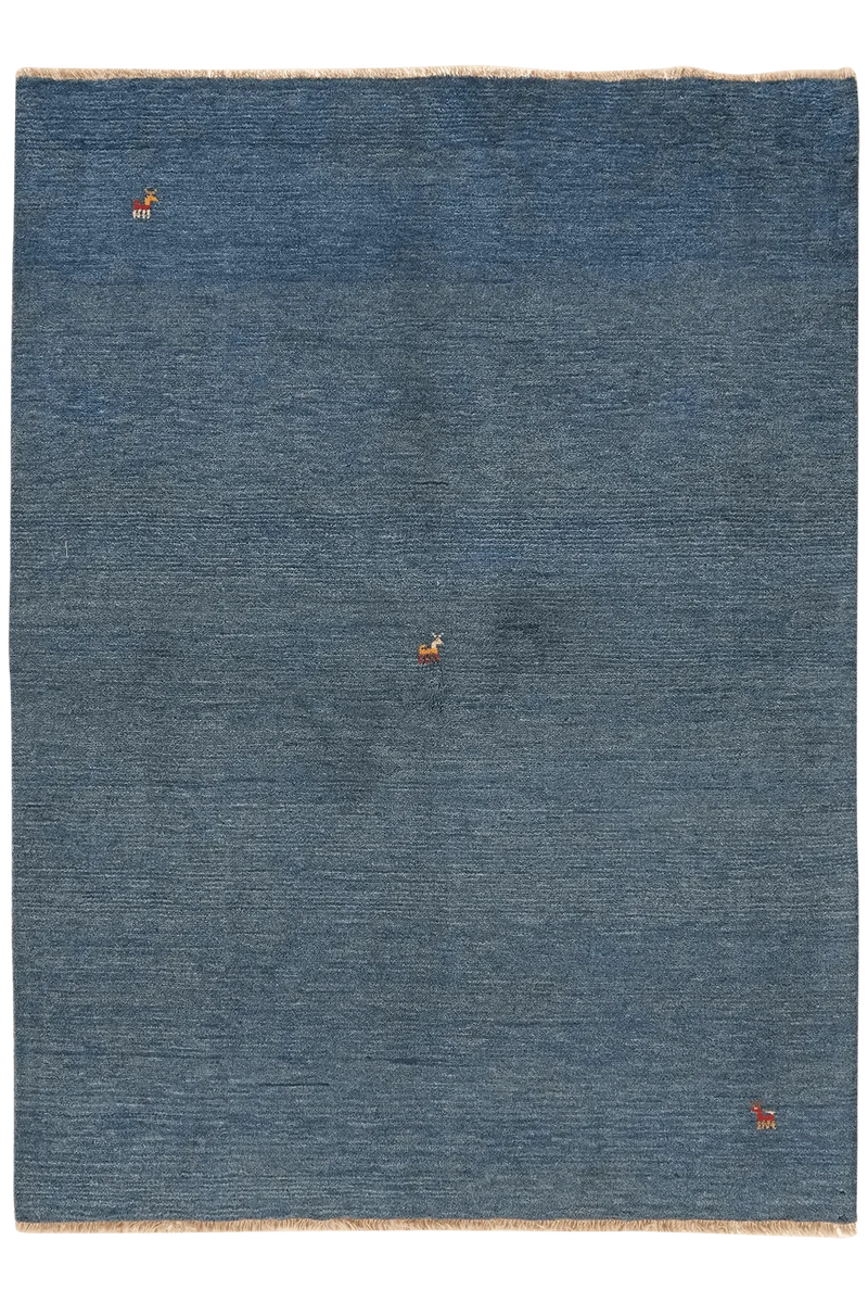 Gabbeh · Handgeknüpft – Blau, 208x153 cm