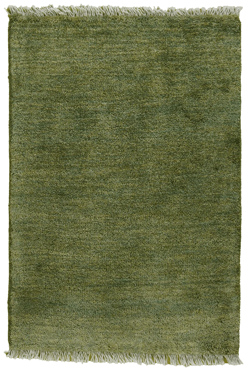 Gabbeh · Handgeknüpft – Grün, 87x60 cm