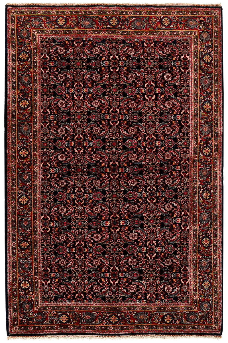 Meyghan · Handgeknüpft – Blau, 200x132 cm