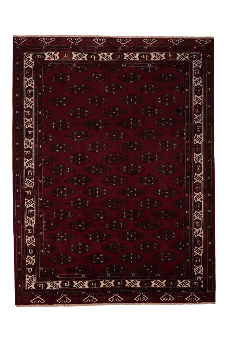 Turkman · Handgeknüpft – Rot, 346x263 cm
