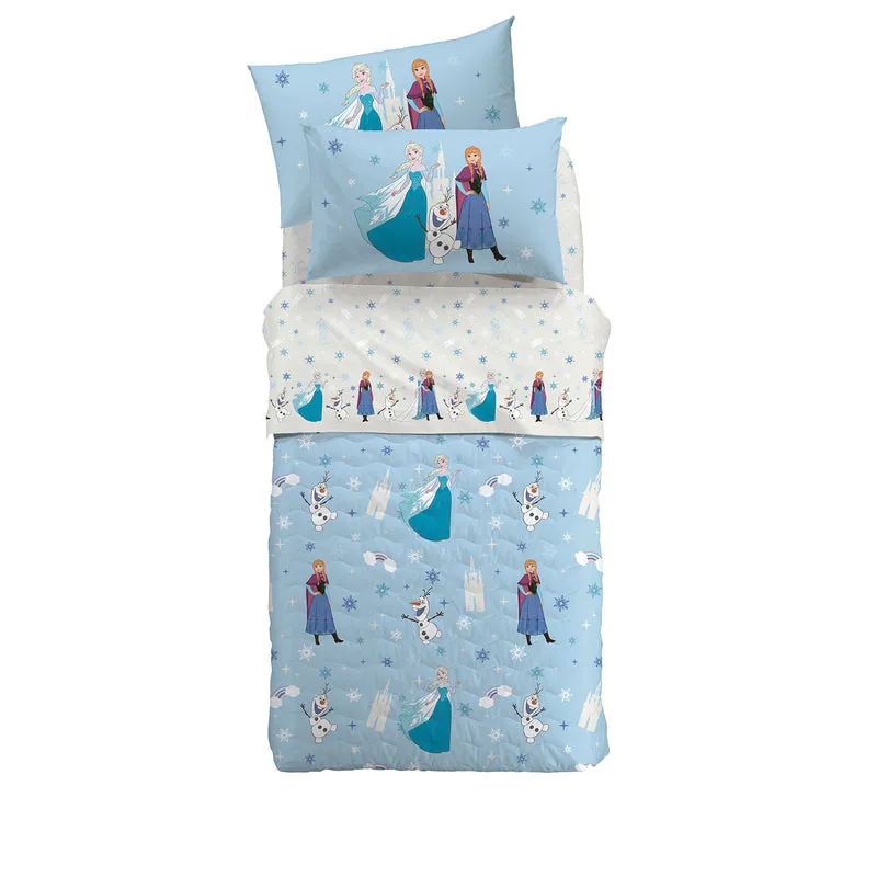 Completo Lenzuola frozen star in Cotone