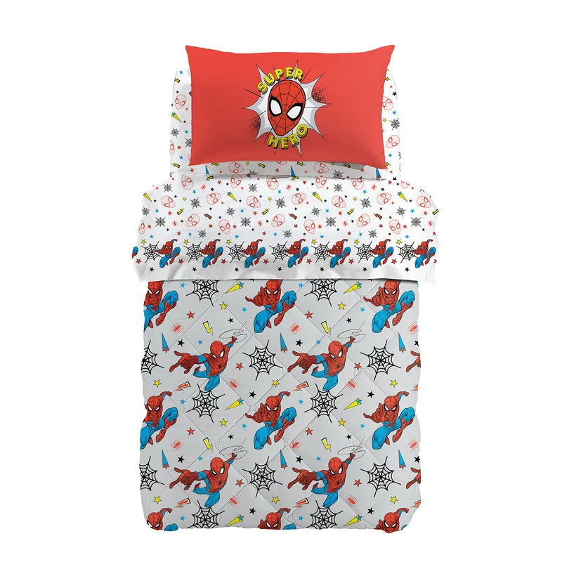 Trapunta spiderman superhero in Cotone 300 gr/mq