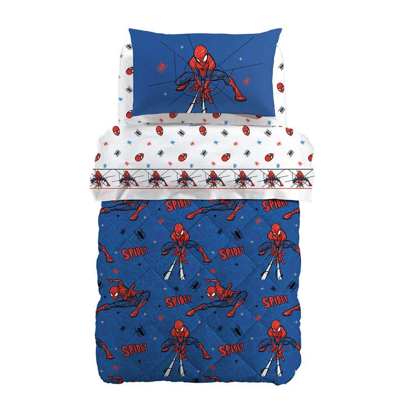 Trapunta spiderman spidey in Cotone 300 gr/mq