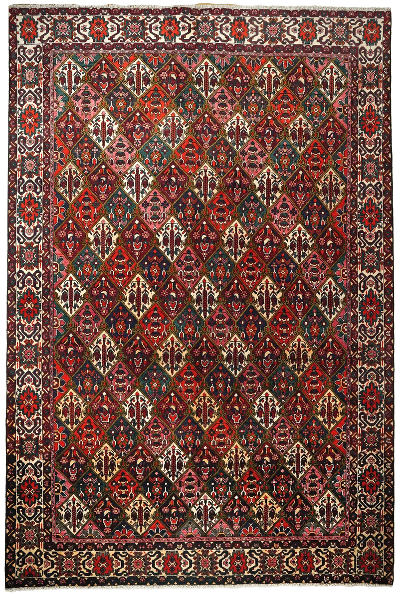 Bakhtiar · Handgeknüpft – Bunt, 307x205 cm