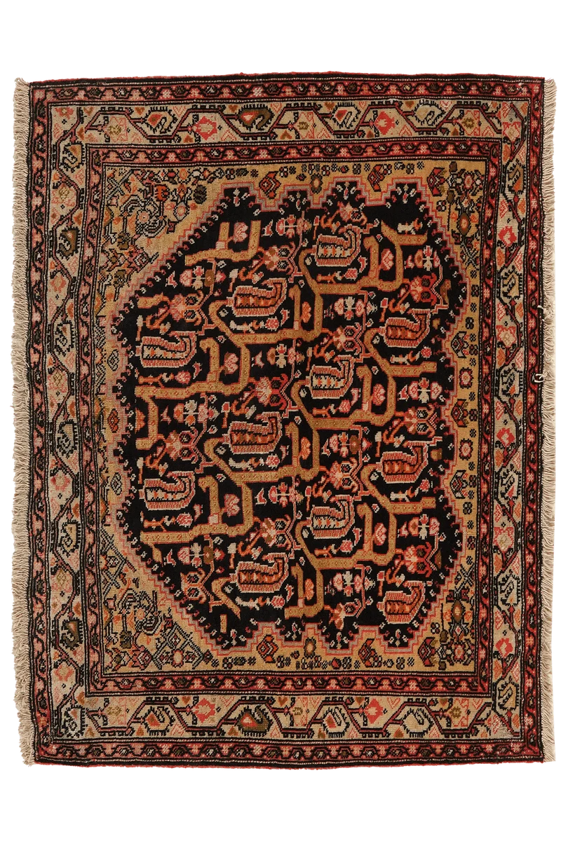 Farahan · Handgeknüpft – Blau, 74x100 cm