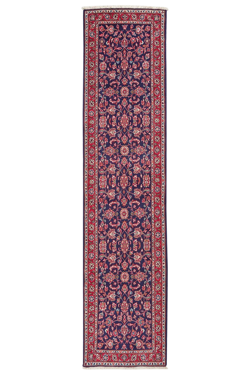 Ardakan · Handgeknüpft – Blau, 303x70 cm