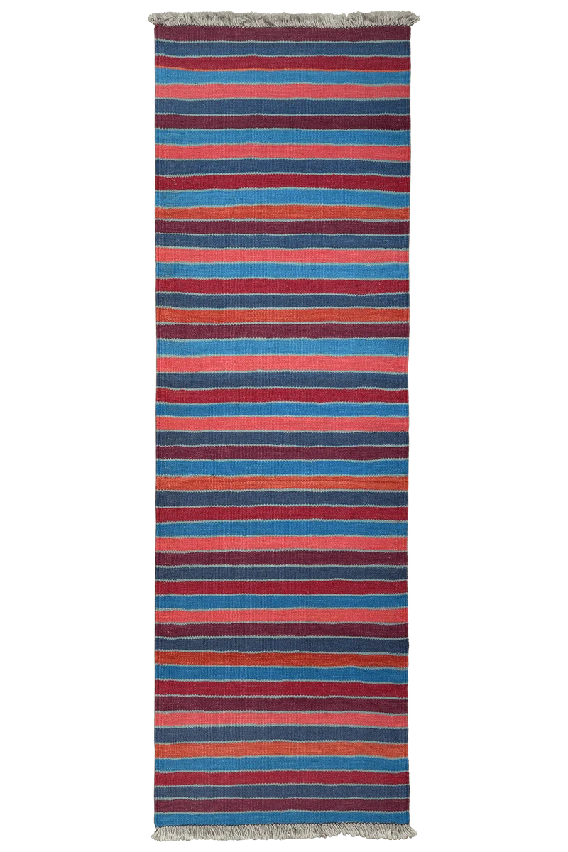 Kelim Gashgai · Handgewebt – Bunt, 198x60 cm