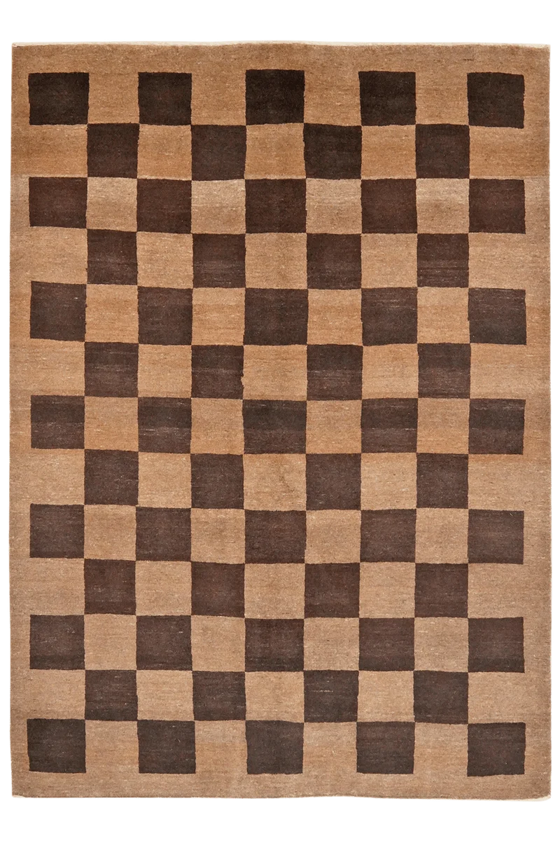 Rizbaf · Handgeknüpft – Braun, 206x148 cm