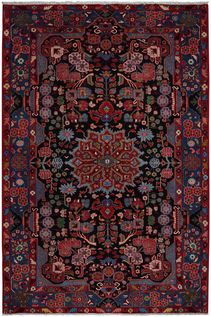 Nahavand · Handgeknüpft – Blau, 235x157 cm