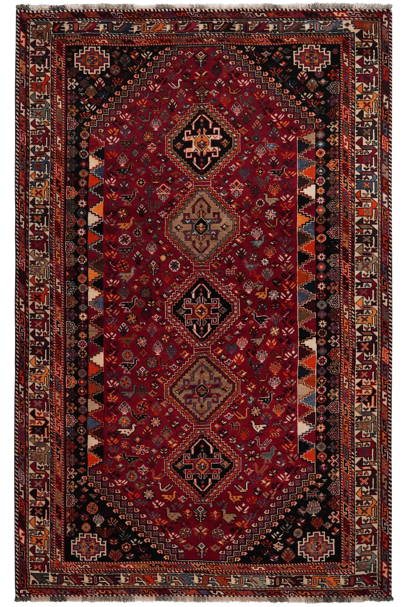 Gashgai · Handgeknüpft – Rot, 260x162 cm