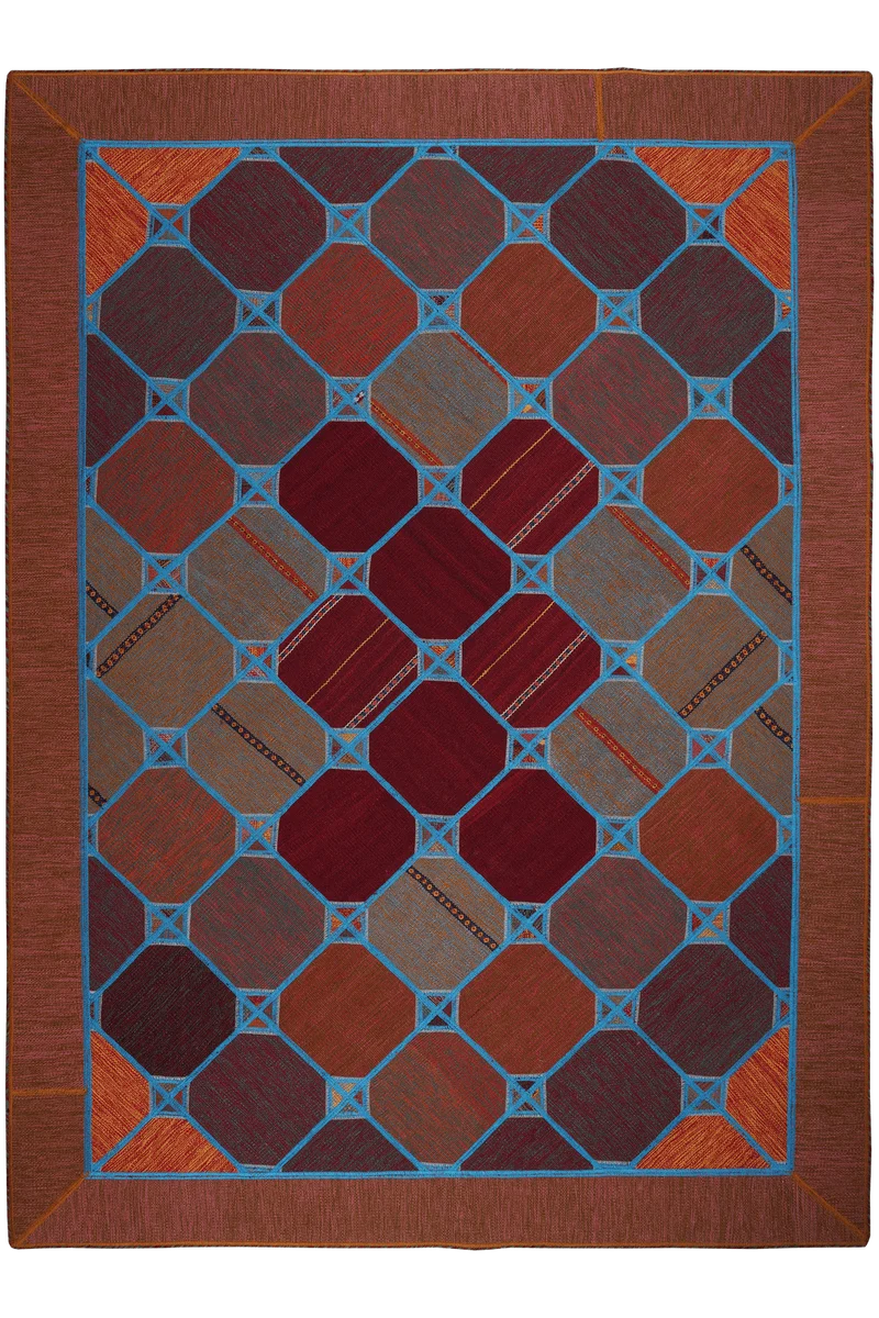 Kelim Tekkeh · Handgewebt – Bunt, 240x171 cm
