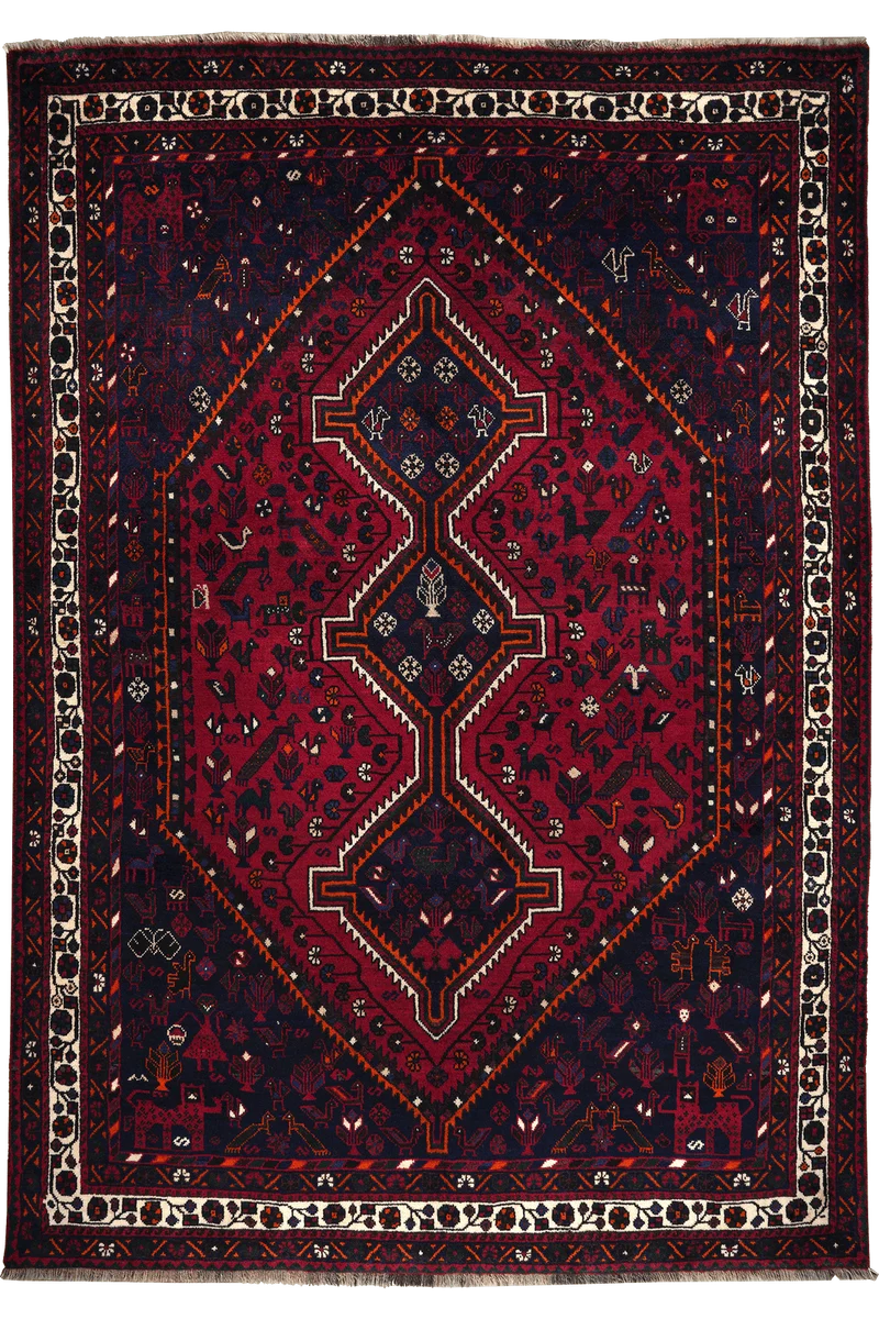 Gashgai · Handgeknüpft – Rot, 297x206 cm