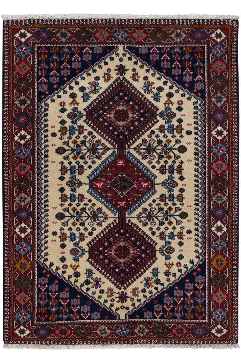 Yalameh · Handgeknüpft – Beige, 155x113 cm