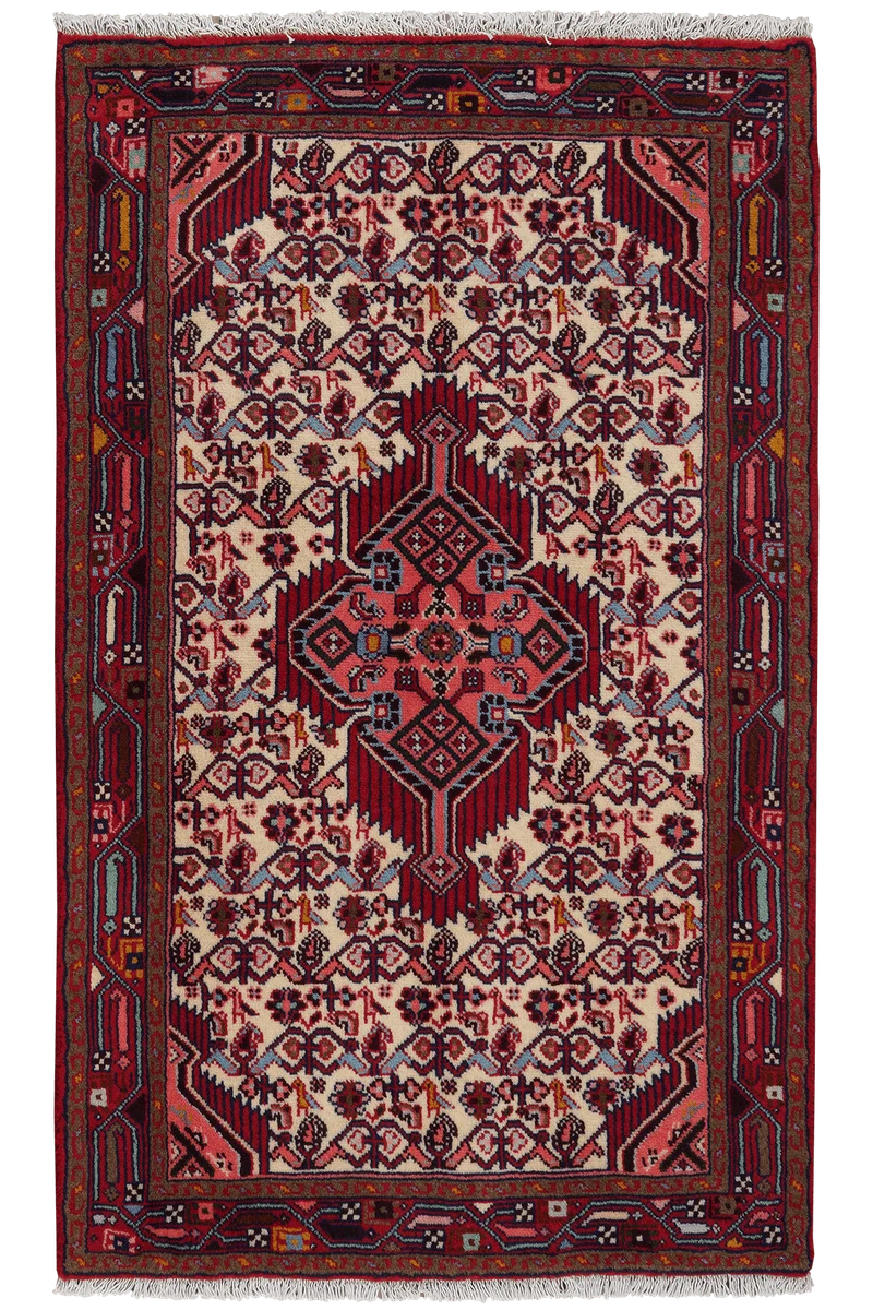 Assadabad · Handgeknüpft – Beige, 130x79 cm