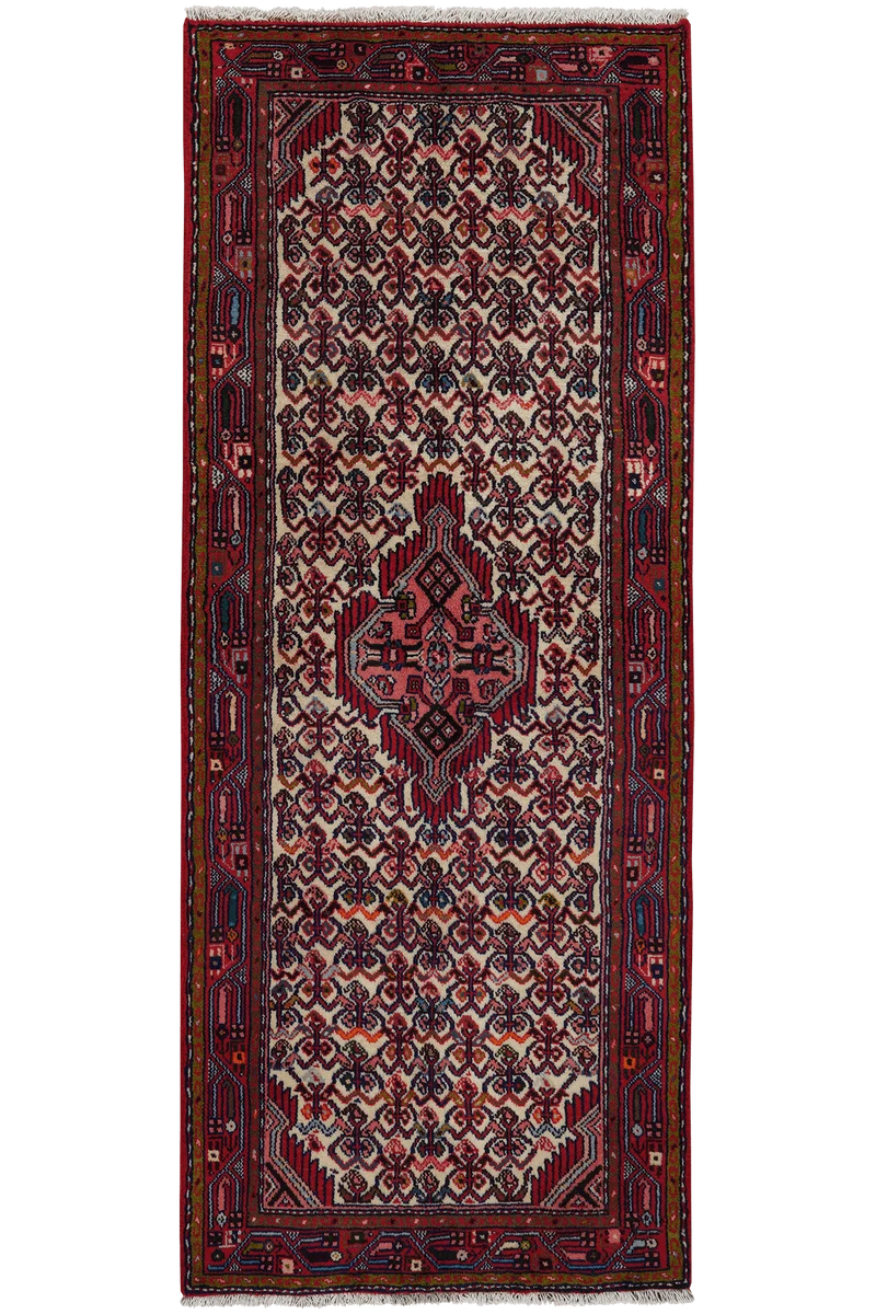 Assadabad · Handgeknüpft – Beige, 193x77 cm