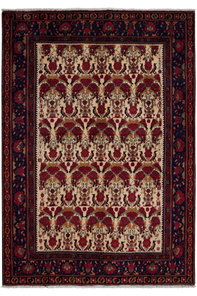 Afshar · Handgeknüpft – Beige, 238x167 cm