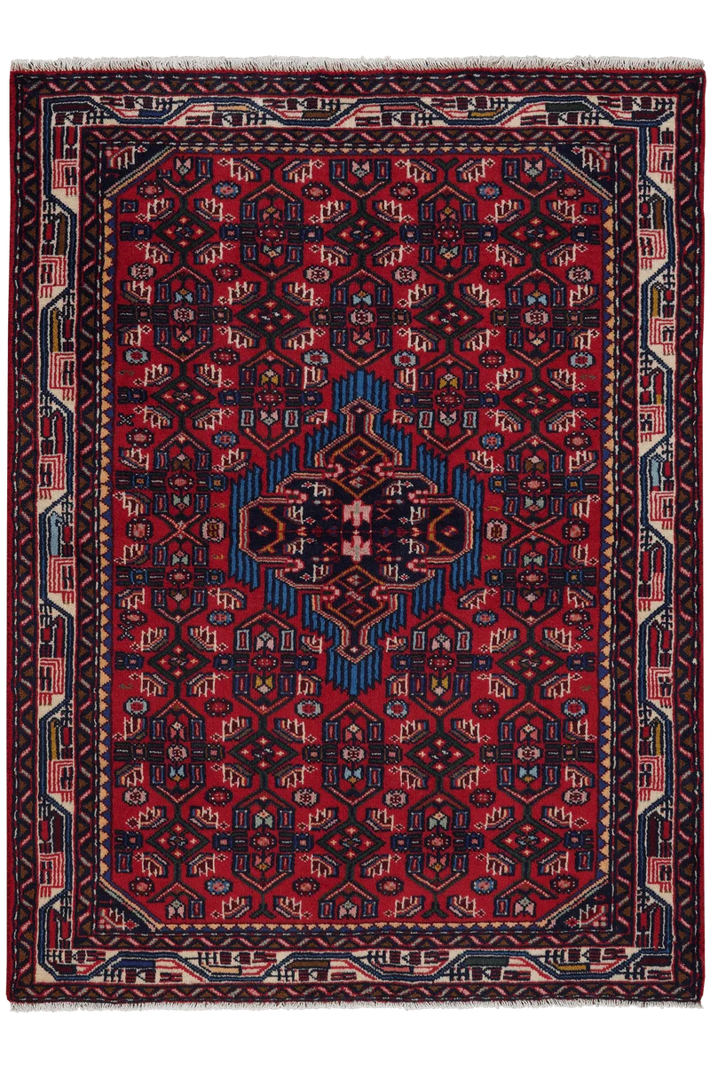 Assadabad · Handgeknüpft – Rot, 143x108 cm