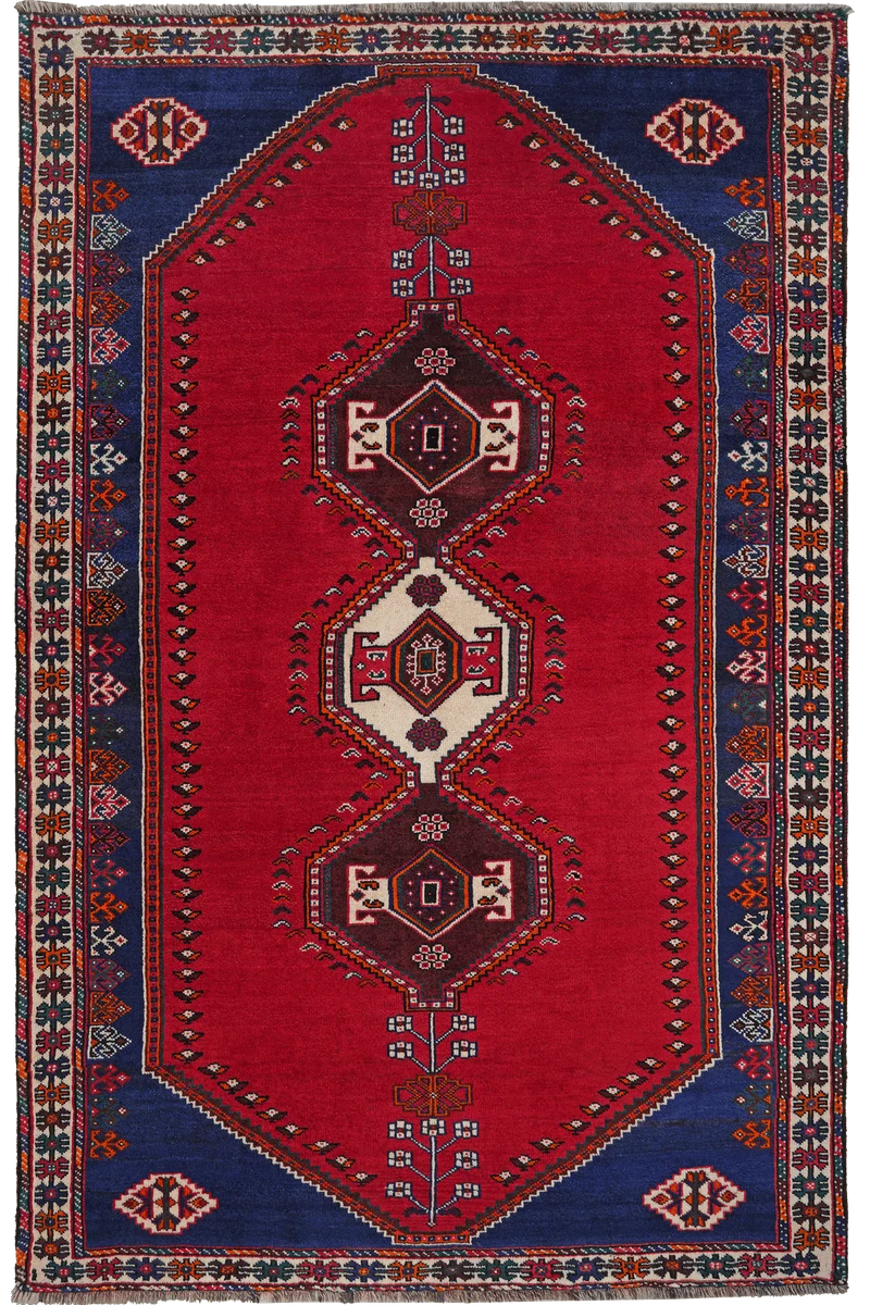 Gashgai · Handgeknüpft – Rot, 254x165 cm