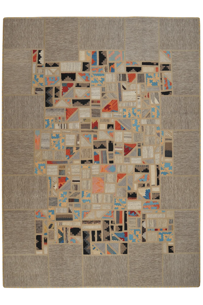 Kelim Tekkeh · Handgewebt – Beige, 237x173 cm