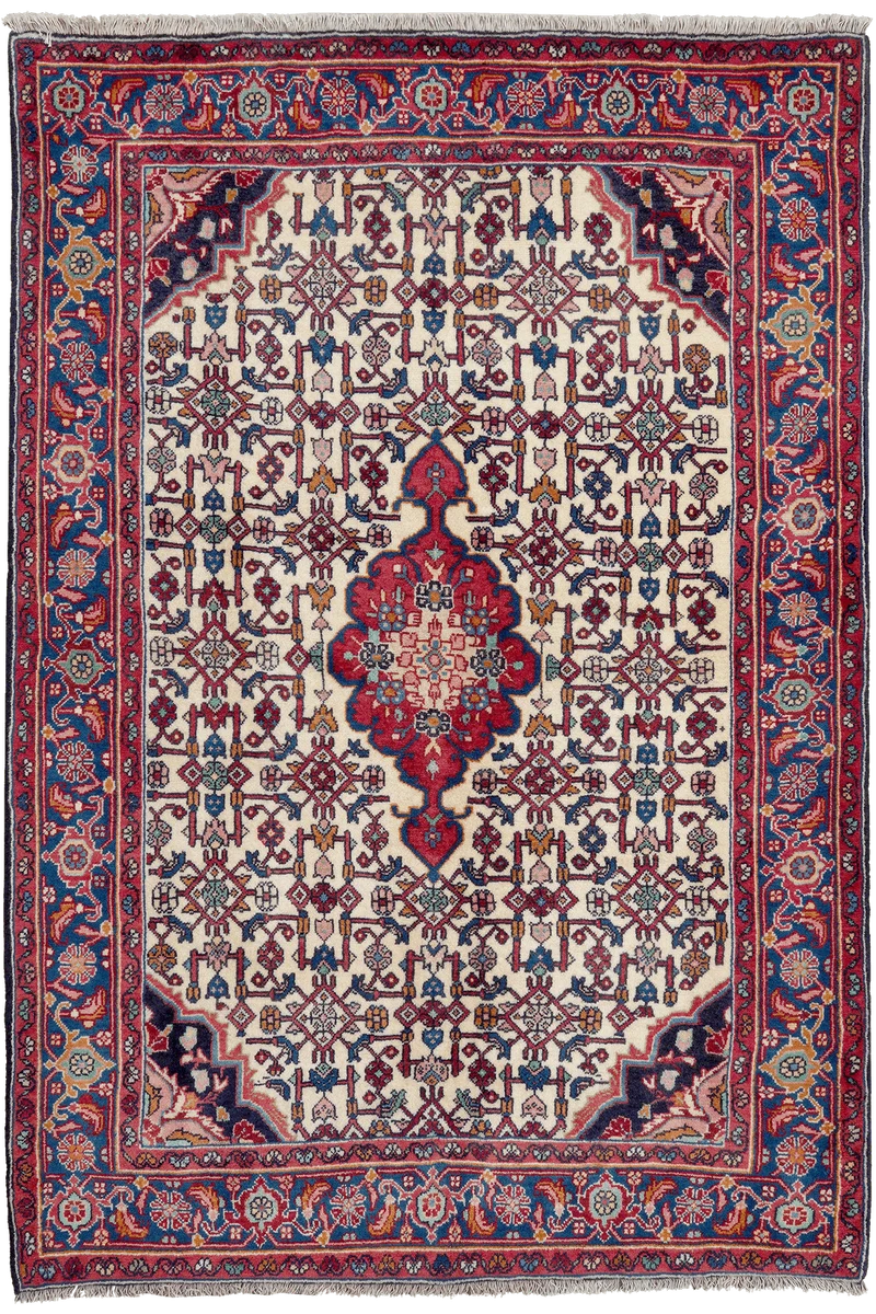 Bidjar Zandjan · Handgeknüpft – Beige, 160x109 cm