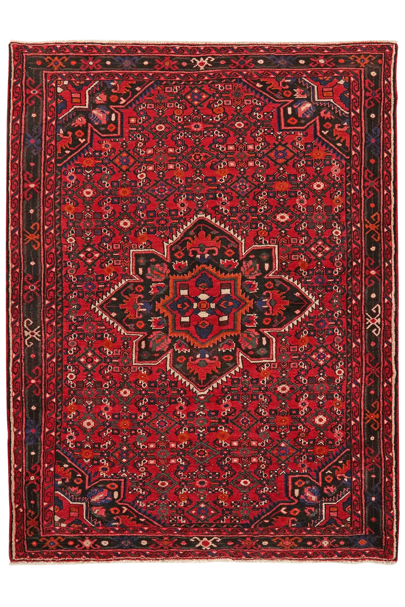 Hosseinabad · Handgeknüpft – Rot, 223x169 cm