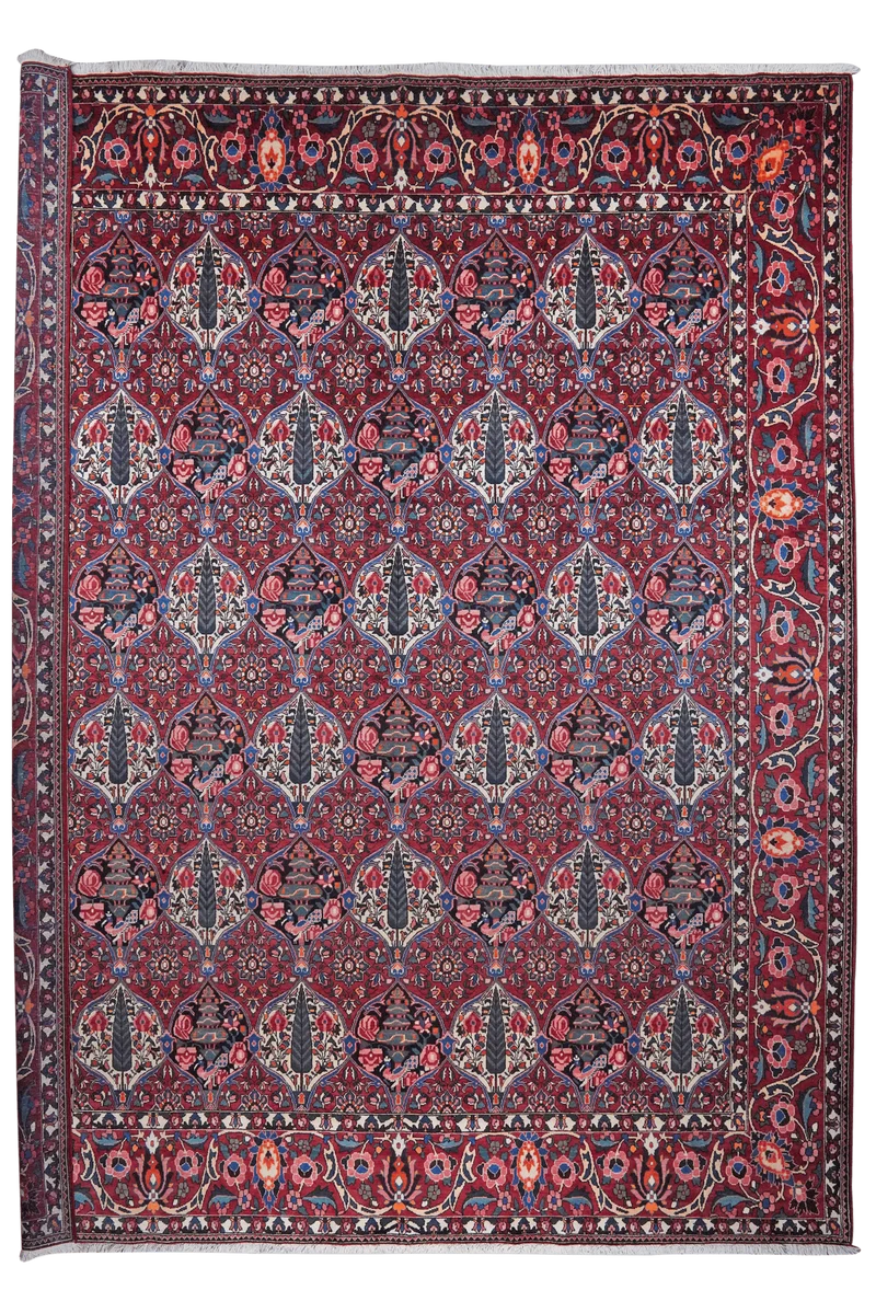 Bakhtiar · Handgeknüpft – Rot, 413x315 cm
