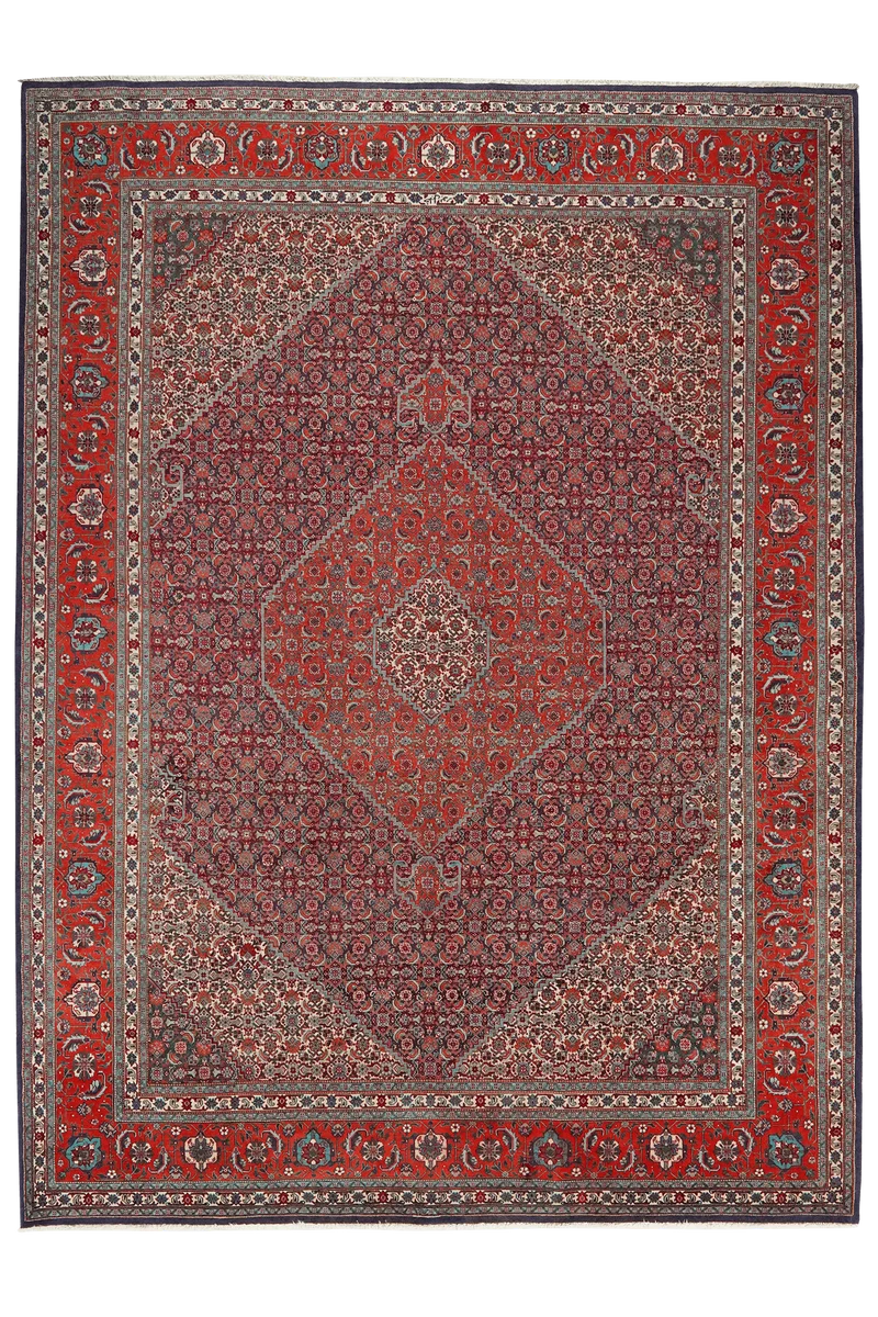 Tabriz 50 Raj · Handgeknüpft – Blau, 335x249 cm