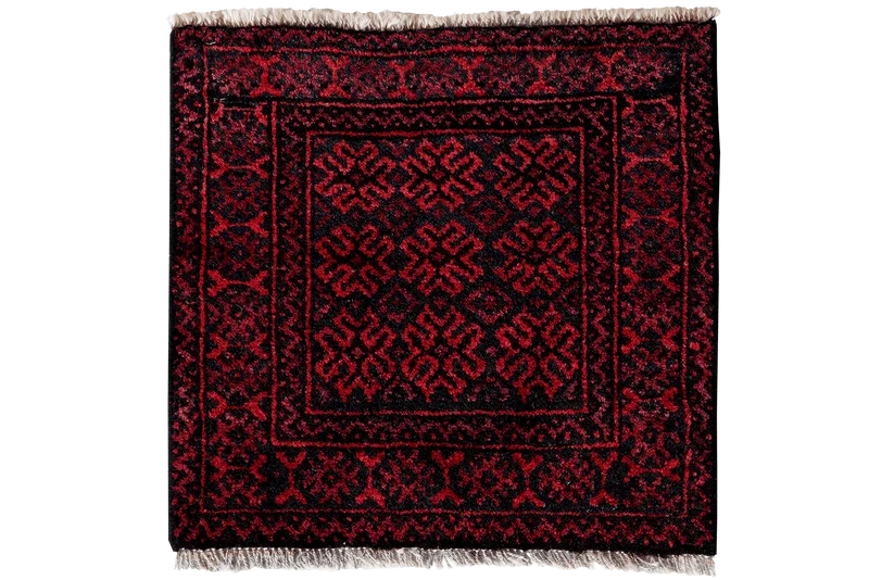 Belutch · Handgeknüpft – Bunt, 43x45 cm