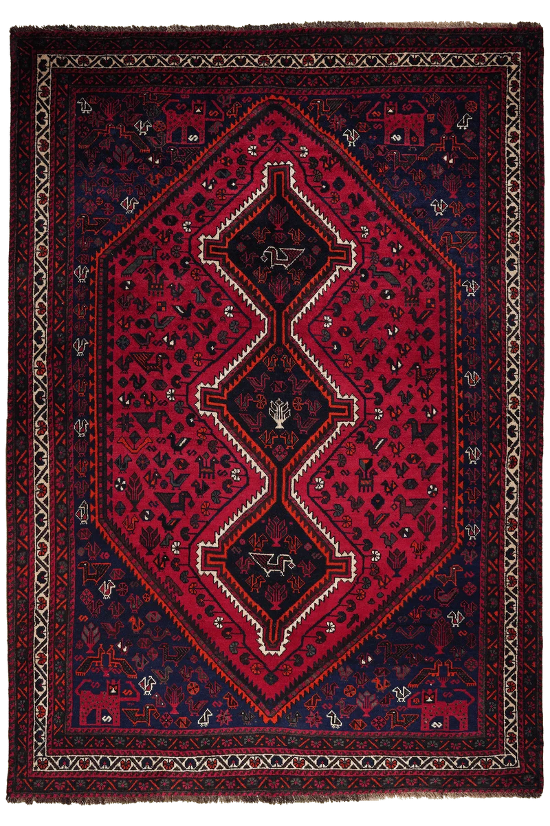 Gashgai · Handgeknüpft – Rot, 295x205 cm