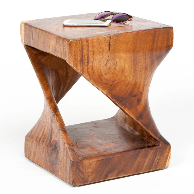 Desihn Beistelltisch MILLENIUM ca. H45cm Suar Massivholz