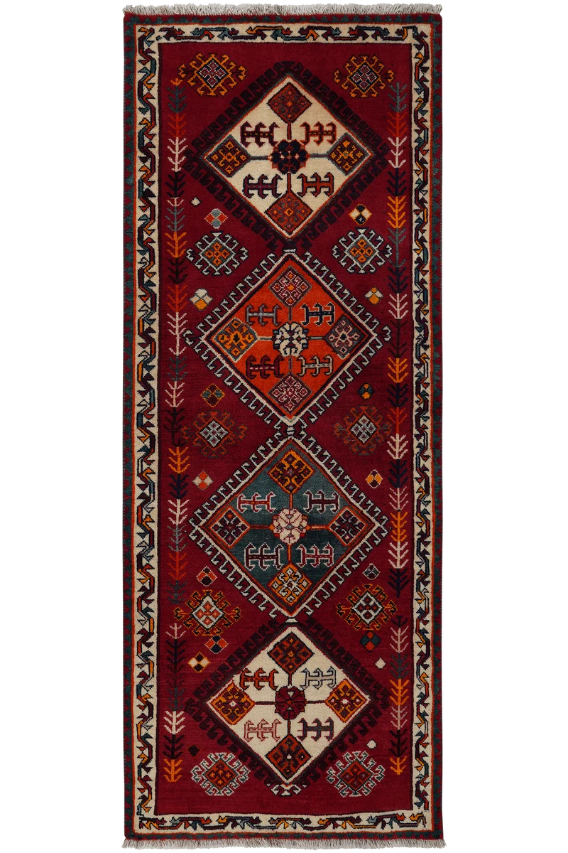 Gashgai · Handgeknüpft – Rot, 190x73 cm