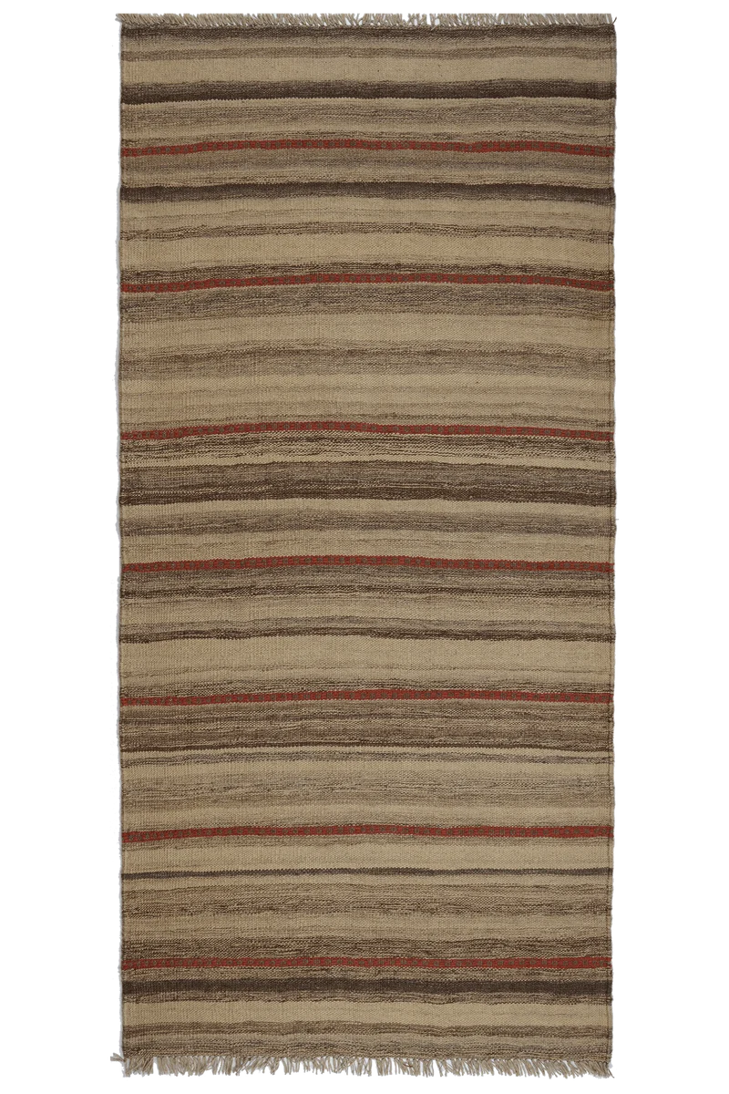 Kelim Gashgai · Handgewebt – Braun, 193x93 cm