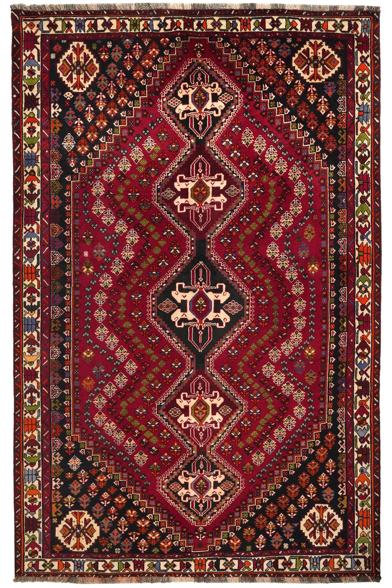Gashgai · Handgeknüpft – Rot, 271x173 cm