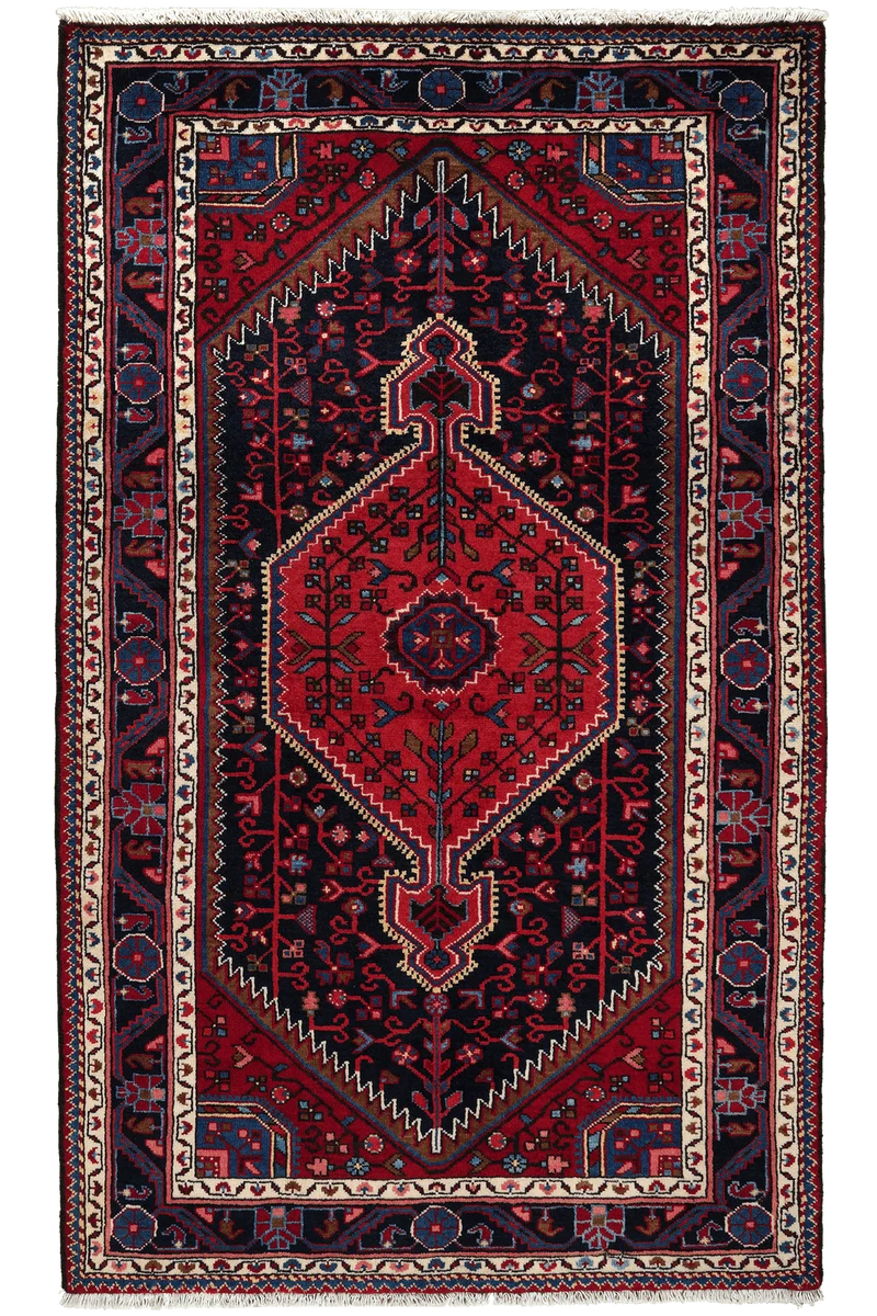 Toysarghan · Handgeknüpft – Blau, 186x111 cm
