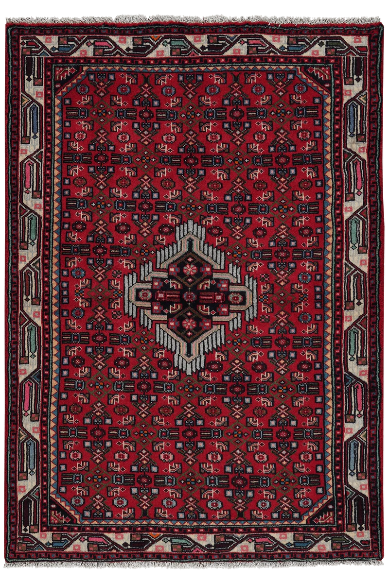 Assadabad · Handgeknüpft – Rot, 146x102 cm