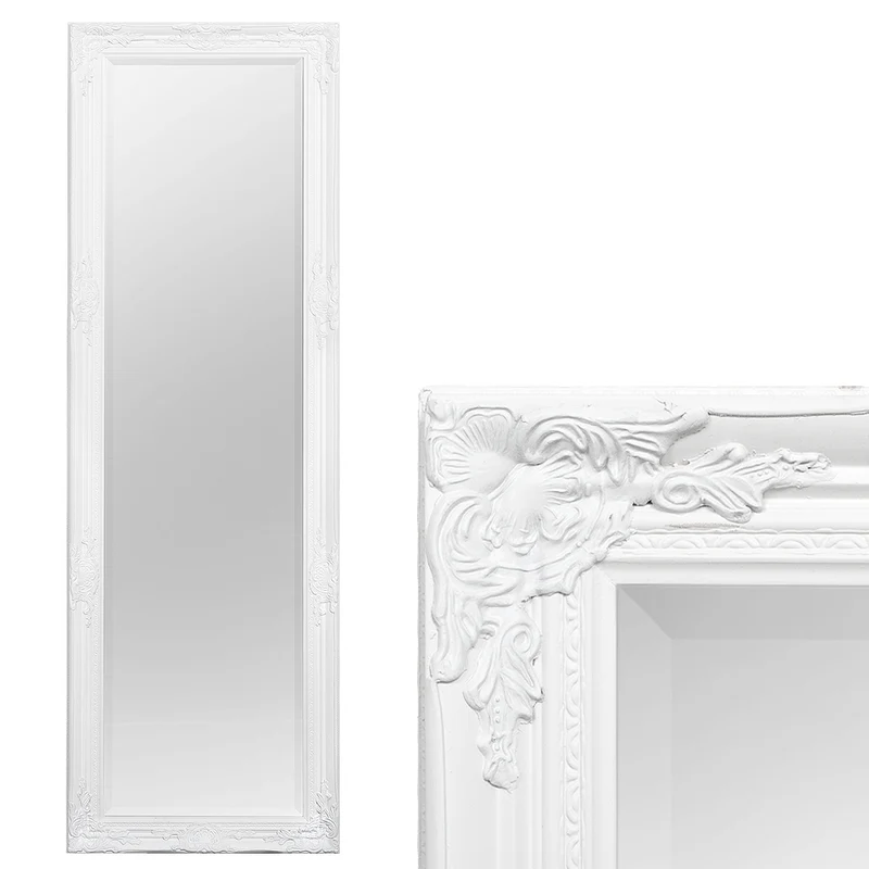 Spiegel HOUSE barock Antik-Weiß ca. 170x55cm