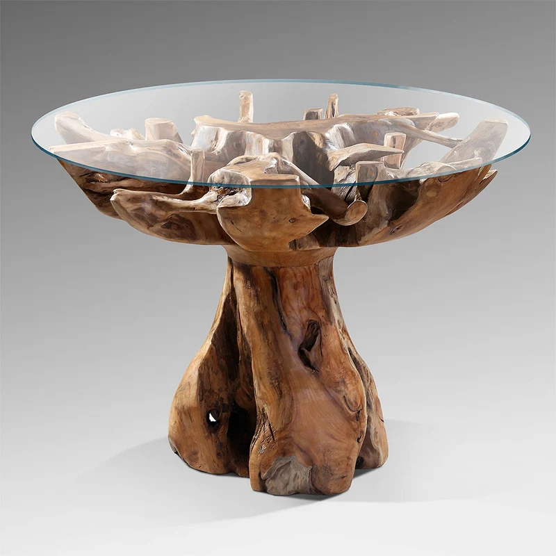 Teak Esstisch ASPIRE Natural ca. D110cm