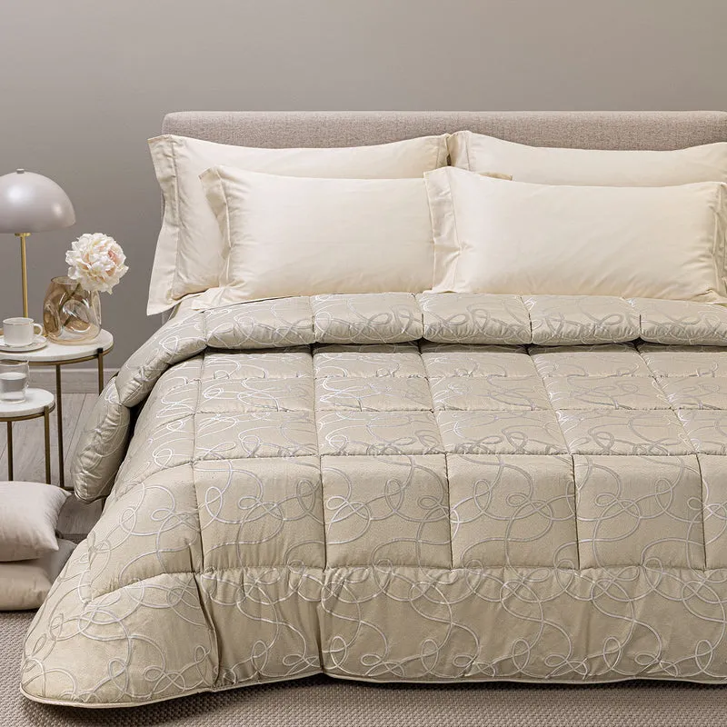 Trapunta lesley in Raso Jacquard 300 gr/mq