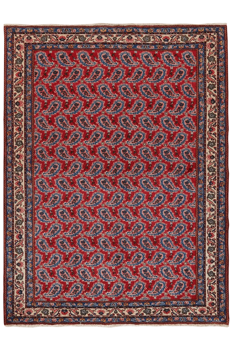 Abadeh · Handgeknüpft – Rot, 211x156 cm