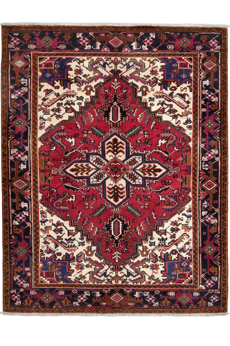 Mehrewan · Handgeknüpft – Rot, 200x154 cm