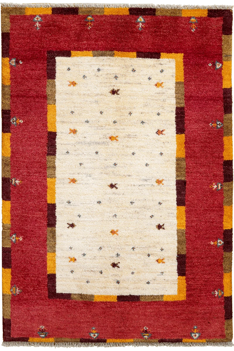 Gabbeh Sonnat · Handgeknüpft – Beige, 153x103 cm