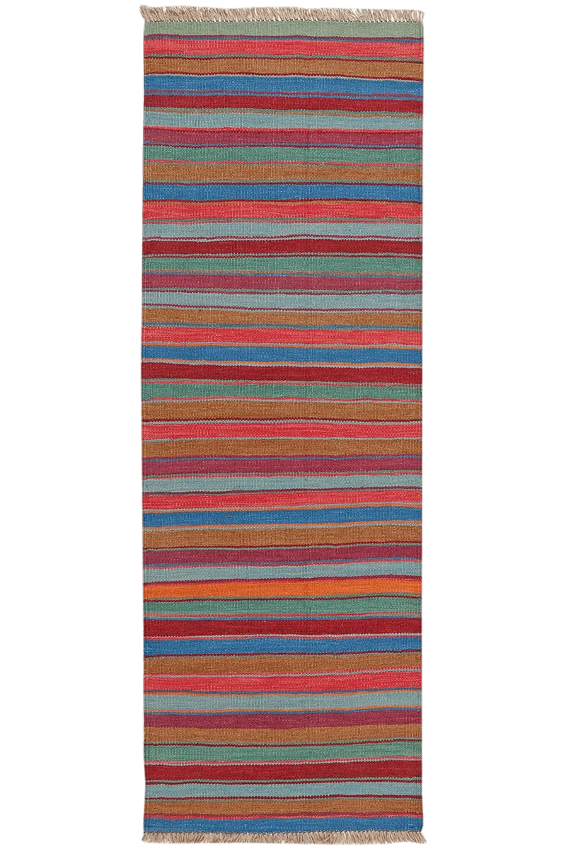 Kelim Gashgai · Handgewebt – Bunt, 181x62 cm