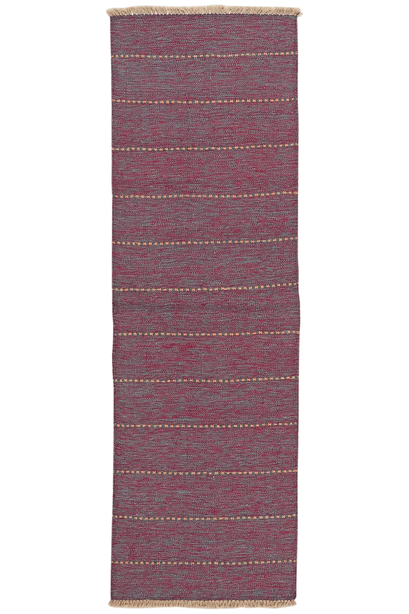 Kelim Gashgai · Handgewebt – Rot, 192x63 cm