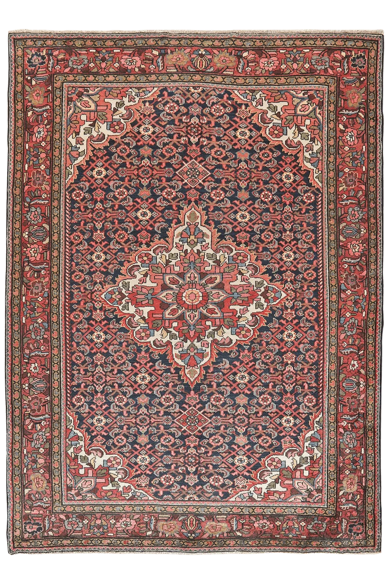 Koutabad · Handgeknüpft – Blau, 212x153 cm