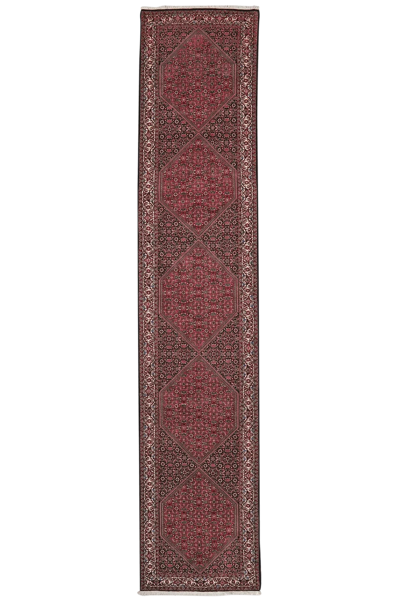 Bidjar Bookan · Handgeknüpft – Rot, 403x83 cm