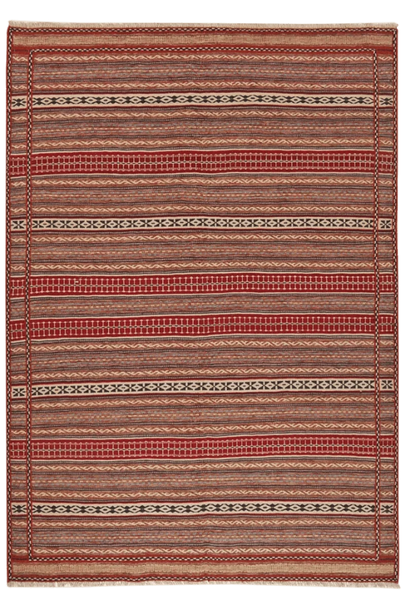 Kelim Kordi · Handgewebt – Bunt, 246x172 cm