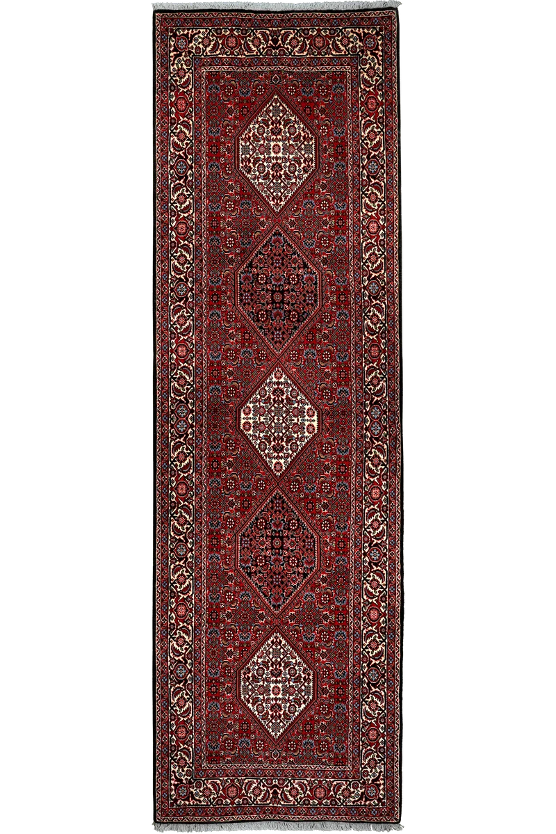 Bidjar Zandjan · Handgeknüpft – Rot, 304x91 cm